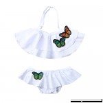 LiLiMeng Kids Baby Girls Two Pieces Bikini Set Ruffles Butterfly Print Summer Swimwear Swimsuit Outfits Bathing Suits  B07QC4VSQR